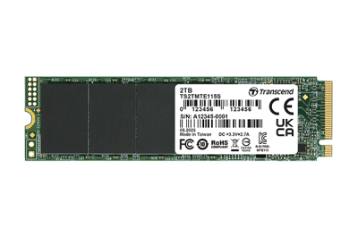  SSD 2Tb Transcend TS2TMTE115S, PCI-E 3.0 x4, M.2 2280