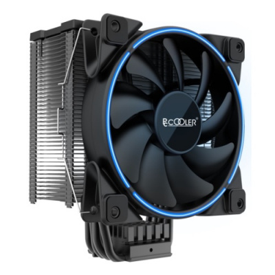    PCCooler GI-X6B V2 (TDP 160W, - 120  PWM, Blue LED FAN, 5   6, 1000-1800RPM, 26.5dBa)