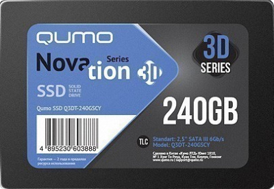 ���������� SSD 240Gb QUMO Novation  Q3DT (Q3DT-240GSCY)