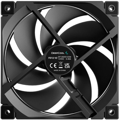 ���������� ��� ������� Deepcool FD12 V2 120�120x25 ������ 4-pin 35.6�� (R-FD12V2-BKNPN1-G) Ret