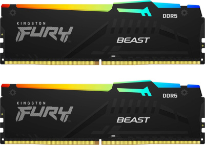 ����������� ������ Kingston FURY Beast Black RGB KF552C40BBAK2-16 16 ��