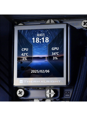 ��� Thermalright Frozen Vision 360 V2 (360mm, LED, Black, ARGB/ Fans: 3x120mm, 69CFM, 27dBA, 2150RPM/ Pump height 60mm, 23dBA, 3000RPM, Rad thickness 27mm/ S: 1700, 1200, 1851, 115X, 2011, 2066, AM5, AM4)