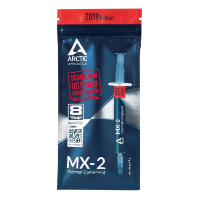  Arctic MX-2 Thermal Compound 8-gramm 2019 Edition ACTCP00004B