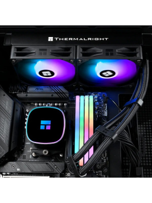 ������� �������� ���������� Thermalright Frozen Horizon 240 ARGB Black V2 / 2x120mm ARGB PWM Fans / TRFH240ABV2