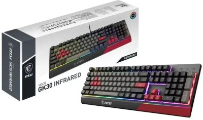 ���������� MSI GK30 INFRARED ������������ ������/������� USB for gamer LED (S11-04RUF01-CLA)