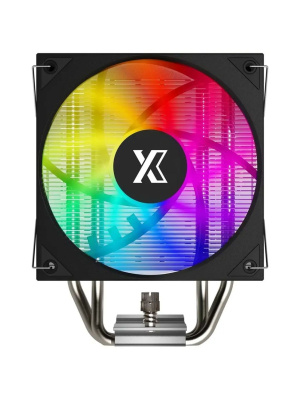 ����� XASTRA AR400 ARGB LGA1851/1700/1200/115X/AM5/AM4 (TDP 220W, 4 ����.������ , PWM FAN ARGB 120mm , top cover with ARGB led ) RET