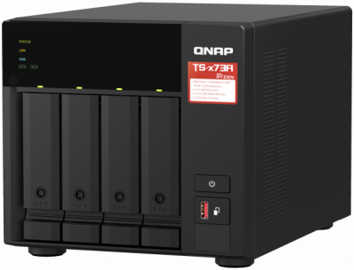 ������� ��������� (NAS) QNAP TS-473A-8G 4-bay Ryzen V1500B