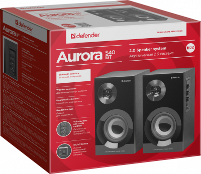������� DEFENDER Aurora S40 BT 2.0 40��, bluetooth, 220�