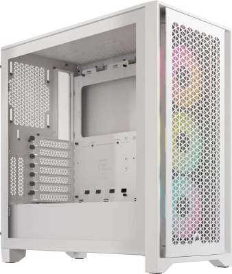 ������ ��� ����� �������  Corsair iCUE 4000D RGB Airflow White CC-9011241-WW
