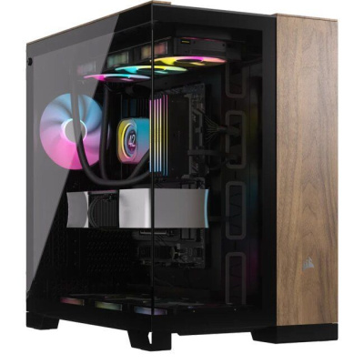 ������ �� Corsair 6500X Black/Walnut Wood (CC-9011282-WW) Mini-ITX, Micro-ATX, ATX, E-ATX Midi-Tower, ��� ��, � �����