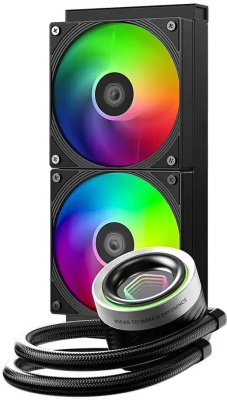 ������� �������� ���������� ID-Cooling FX240 Infinity ARGB Soc-AM5/AM4/1151/1200/2066/1700 ������ 4-pin + 3-pin 27.2dB Al+Cu 300W Ret