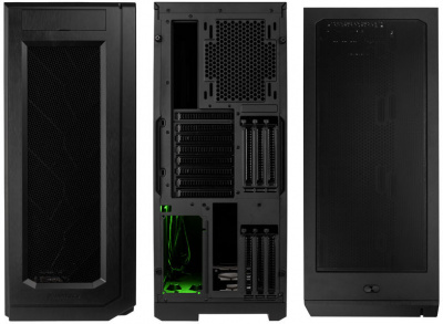 ������ Phanteks Enthoo Pro 2 Satin Tempered Glass Black E-ATX, ATX, mATX, Mini-ITX, Full-Tower, ��� ��, � �����, 4xUSB 3.0, USB Type-C, Audio