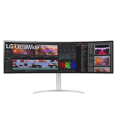  LG 49" UltraWide 49WQ95X-W 5120x1440 Nano IPS 144 1ms Curved HDMI DisplayPort USB-C 