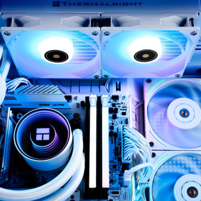 ������� �������� ���������� Thermalright Cooler Frozen Notte 240 White ARGB V2 (814256005326)