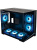 ������ XASTRA QW505M 6ARGB-C10 Black mATX/Aquarium/Screewless/ 6x120mm ARGB PWM FM fans/Argb+PWM HUB 10port/Led strip/ QW505M-6FM12A-C10