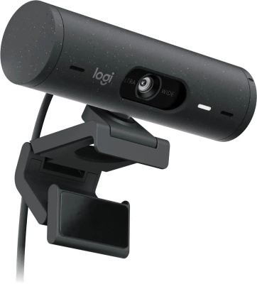 ������ Web Logitech HD Webcam Brio 500 ������ 4Mpix (1920x1080) USB Type-C � ���������� (960-001424)
