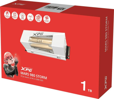 ���������� SSD A-Data PCIe 5.0 x4 1TB SMAR-980S-1TCI Mars 980 Storm M.2 2280