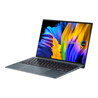  Asus Zenbook 14X OLED UX5401EA-KN146W Pine Grey Core i5-1135G7/8G/512G SSD/14" 2.8K (28801800) OLED Touch/Iris Xe Graphics/WiFi/BT/NumberPad/Win11 (90NB0UQ1-M005H0)