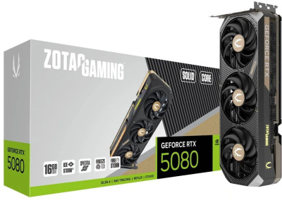���������� Zotac NVIDIA GeForce RTX 5080 SOLID CORE 16Gb (ZT-B50800D2-10P) PREMIUM PACK