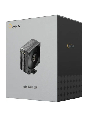 ����� Ocypus Iota A40 BK, 120mm FAN, Display Panel, 4 HEAT PIPES, 4-PIN PWM, 500-2000 RPM, 29DBA, FDB, LGA115X/1200/1700/18XX, AM4/AM5