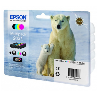 ����� ���������� EPSON 26XL (C13T26364010) MultiPack (CMYB) ��� Expression XP-600/605/700/800
