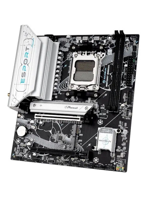 ����������� ����� MAXSUN MS-eSport B850M WIFI6E, AM5, B850, 2*DDR5, 2*SATA3, 2*M.2, USB 3.2, USB 2.0, Type-C, 1*PCIEx16, 1*PCIEx1, HDMI, mATX