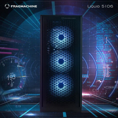 ��������� ���� Fragmachine Liquid 5106, Intel Core i5-12400F/16 �� DDR5/1024 �� SSD/NVIDIA GeForce RTX 4060 (8 ��)/��� ��, ������ (L5124R4060)