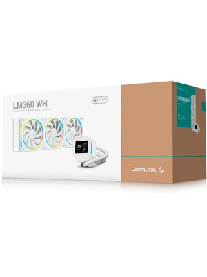 �������� �������� ���������� DEEPCOOL LM360 WH LGA1851/1700/1200/115X/AM5/AM4 (TDP 300W, ARGB Lighting, Anti-Leak edition, PWM, TRIPLE FAN, �����) RET