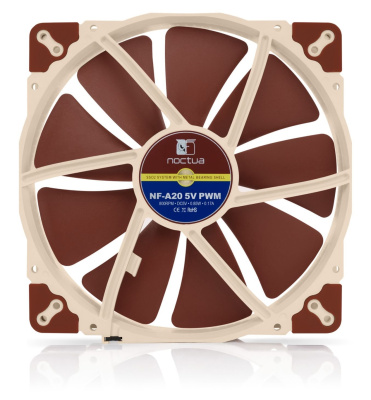 Noctua NF-A20 PWM (NF-A20 PWM) - 200mm 1 �e�������� ��� �������, 800 ��/���, 18.1 ��, 4-pin PWM