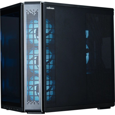 ������ ZALMAN MidTower P60 Black (ATX, ��� ��, SIDE 3x120mm, REAR 2x120mm ARGB fan, 1xUSB Type C, 2xUSB 3.0) (Zalman P60 Black)