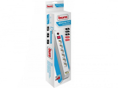 ������� ������ BURO BU-SP1.8_USB_2A-W 6 ������� 1.8 � ����� 