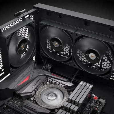 ���������� ��� ������� Thermaltake TOUGHFAN 12 Pro 120�120x25 ������ 4-pin 22.6�� (CL-F139-PL12BL-A) Ret