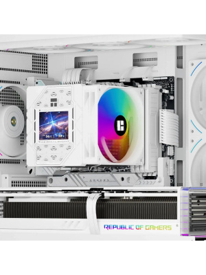 ����� Thermalright Peerless Assassin Vision 120 MAX ARGB White LGA115X/1200/1700/1851AM4/AM5 (Dual Tower, 2x120mm ARGB PWM Fan, ������ ���������, 6 ����. ������ 6��) / TRPA120VMAW