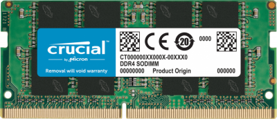   16Gb DDR4 Crucial 2666Mhz SO-DIMM (CT16G4SFRA266)