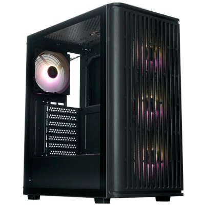 ������ XASTRA  A409 4ARGB-UC Black ATX/Mesh/Screwless full-size TG / 4x120mm ARGB PWM F� fans/Type-C/ A409-4F�12A-UC