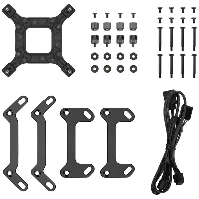 ������� ����������� ���������� DeepCool LM240, LCD, 4-pin, ARGB, 120��, ������, retail (R-LM240-BKDMMC-1)