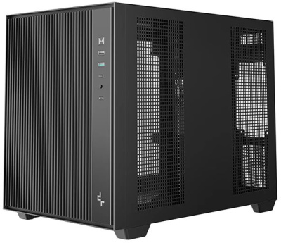 ������ mATX DeepCool CG330 Mesh 3F, Mini-Tower, ��� ��, ������ (R-CG330MESH-BKANM3-G)