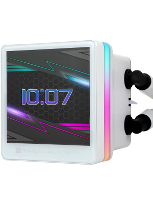 ��� Thermalright Grand Vision 240 (240mm, LED, White, ARGB/ Fans: 2x120mm, 80.45CFM, 29.4dBA, 2150RPM/ Pump height 72.5mm, 6400RPM, Rad thickness 27mm/ S: 1700, 1200, 1851, 115X, 2011, 2066, AM5, AM4)