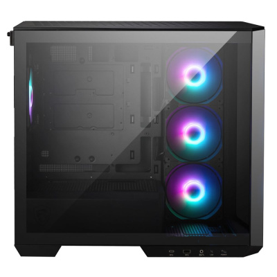 ������ MAG Pano M100R PZ , Micro-ATX, 1xUSB 3.2 Gen 1, 1xUSB 3.2 Gen2 Type-C, 4x120mm ARGB Fan, ARGB+PWM Control Board, TG