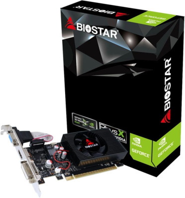 ���������� Biostar NVIDIA GeForce GT 730 GT730-4GB D3 LP (GF108) 4�� GDDR3, Low Profile, Ret