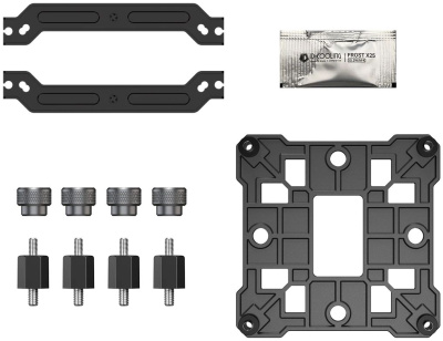 ����� ��� ���������� ID-COOLING SE-904-XT BLACK (Soc AM4/AM5/1851/1700/1200, 100mm, 2500rpm, 29.1 ��, 180W, PWM 4-pin, Al+Cu) (SE-904-XT BLACK)