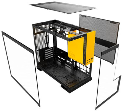 ������ Geometric Future Model 3 Black Yellow / mATX / 1AM3NZBY00100