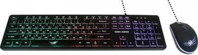 ���������� + ���� Dialog KMGK-1707U Black ���������� + ����, 1600 dpi, �������� ����, ��������� ������, USB, ����: ������
