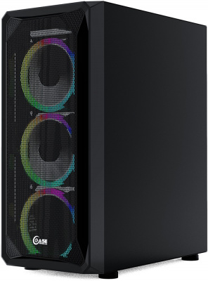  Powercase Mistral Z4 Mesh RGB Black (CMIZB-R4)