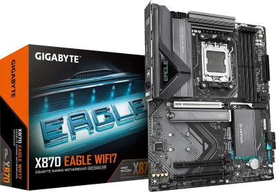 ����������� ����� Gigabyte X870 EAGLE WIFI7, SocketAM5, AMD X870, ATX, Ret