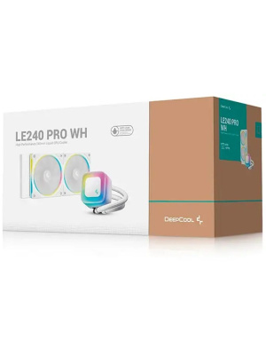 �������� �������� ���������� DEEPCOOL LE240 PRO WH LGA1851/1700/1200/115X/AM5/AM4 (TDP 250W, ARGB Lighting, Anti-Leak edition, PWM, DUAL FAN, �����) RET