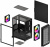 ������ XASTRA A303M 3ARGB Black  A303M-2FC14A-1FC12A-D
