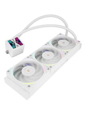 ��� Thermalright Frozen Vision 360 V2 (360mm, LED, White, ARGB/ Fans: 3x120mm, 69CFM, 27dBA, 2150RPM/ Pump height 60mm, 23dBA, 3000RPM, Rad thickness 27mm/ S: 1700, 1200, 1851, 115X, 2011, 2066, AM5, AM4)