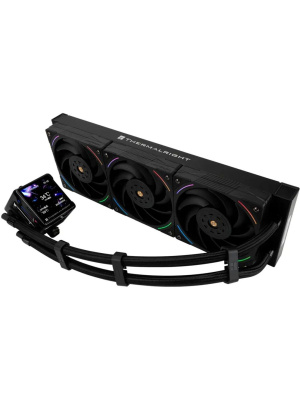 ��� Thermalright Elite Vision 360 (360mm, LED, Black, ARGB/ Fans: 3x120mm, 69CFM, 27dBA, 2150RPM/ Pump height 63mm, Rad thickness 27mm/ S: 1700, 1200, 1851, 115X, 2011, 2066, AM5, AM4)