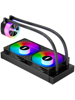 ������� �������� ���������� 1STPLAYER TS1 240 Black / 2x120mm, ARGB, 250W TDP / TS1-240-BK
